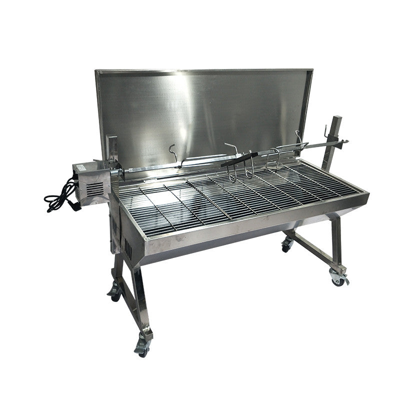 Trident Stainless Steel Charcoal Hog Roast Machine