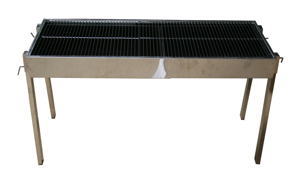 Large Extendible Stainless Charcoal BBQ