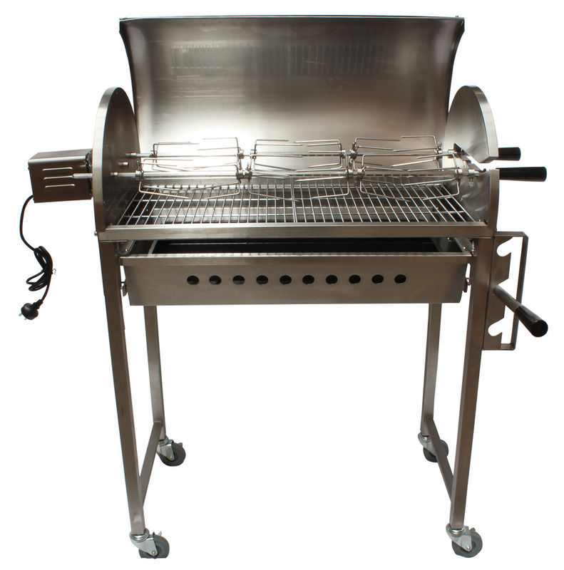 Galaxy Charcoal Adjustable BBQ with Spit
