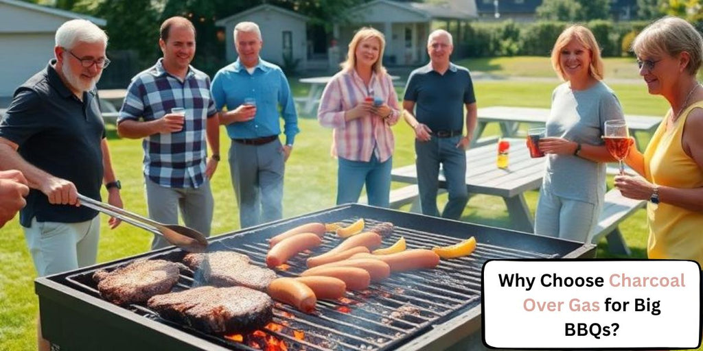 Why Choose Charcoal Over Gas for Big BBQs?