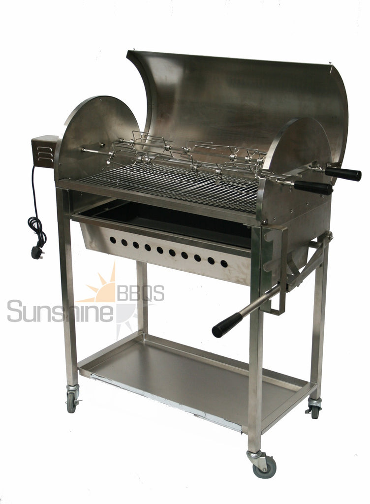 Galaxy Charcoal Adjustable BBQ with Spit