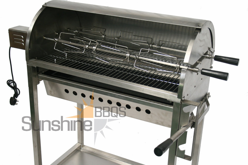 Galaxy Charcoal Adjustable BBQ with Spit