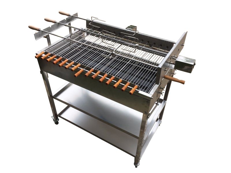 Extra Large Cypriot Stainless BBQ + Adjustable Heights CYP-04 (COLLECTION ONLY)