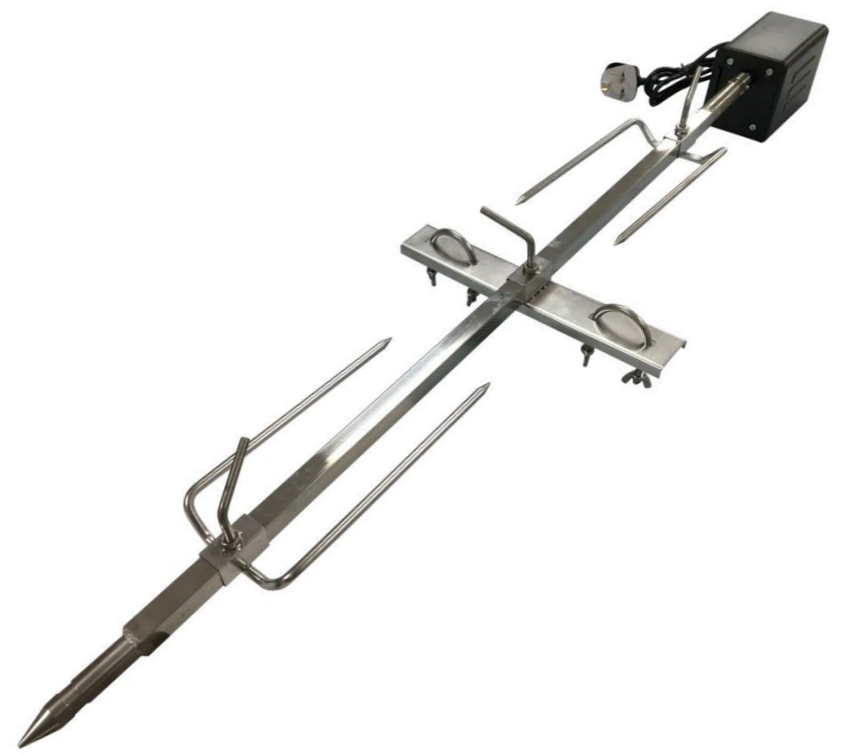 Motore Per Barbecue Girarrosto 40kg Motore Elettrico Acciaio Inox BBQ Spit Girarrosto Capra Maiale Pollo 40KG 220V Accessorio Per Rosticceria