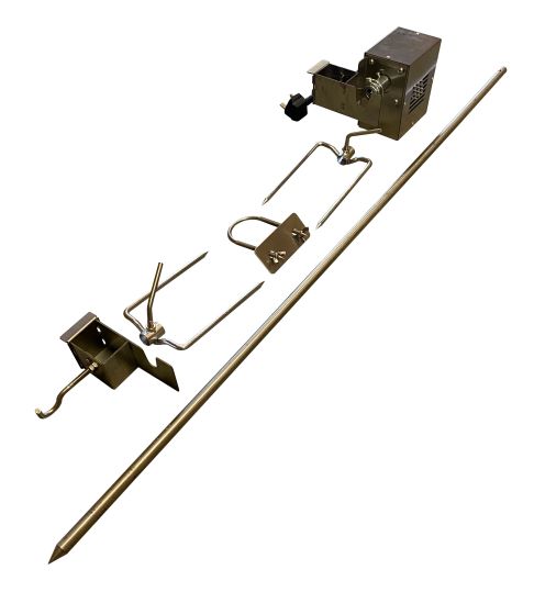 Hog Roast Spit Rotisserie DIY Kit to affix to your BBQ - Up to 40kg