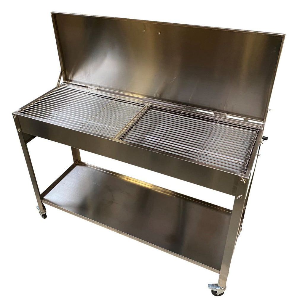 Extra Large Zodiac Commercial Stainless Steel Charcoal BBQ