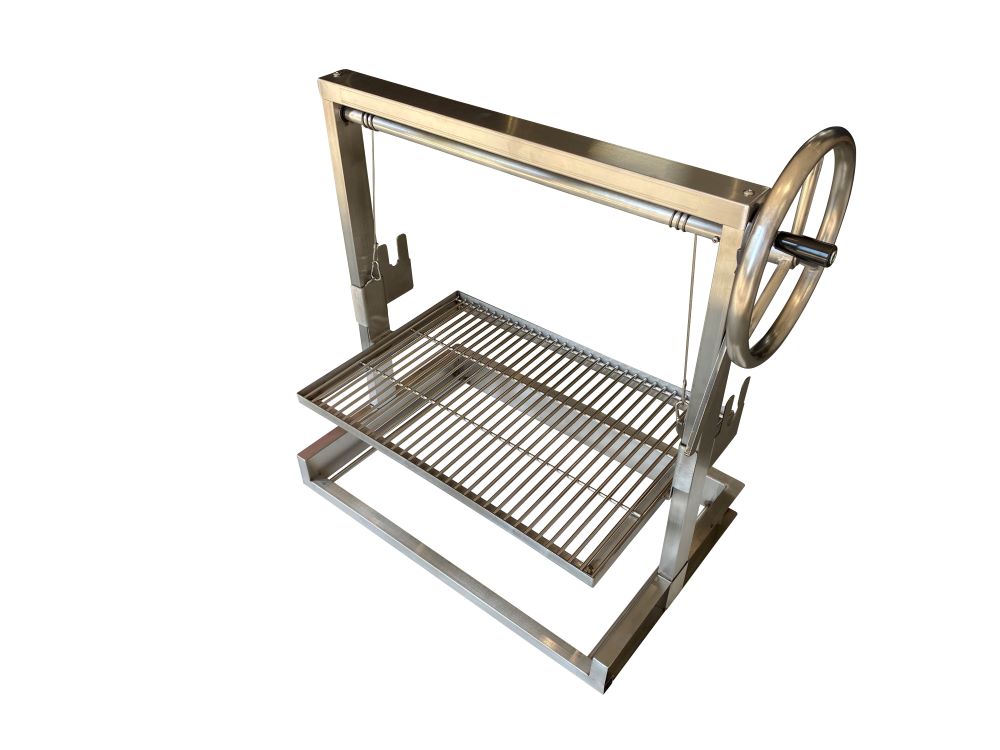Built in Brick BBQ DIY Cooking Grill with Argentinian Adjustable Heights SunshineBBQs