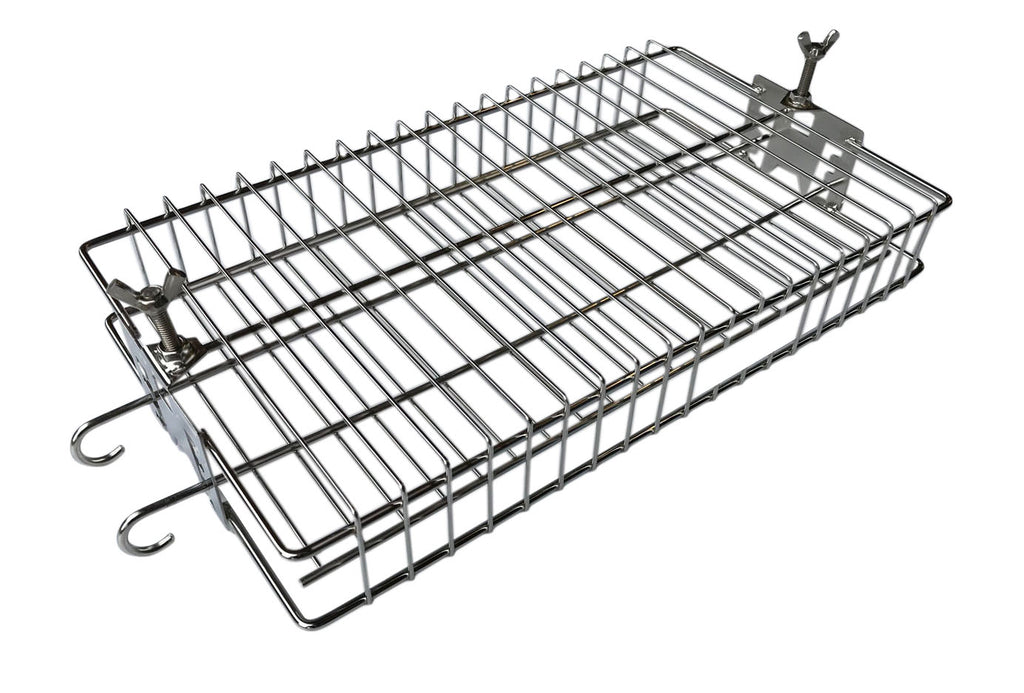 BBQ Rotisserie Basket Cage in Stainless Steel