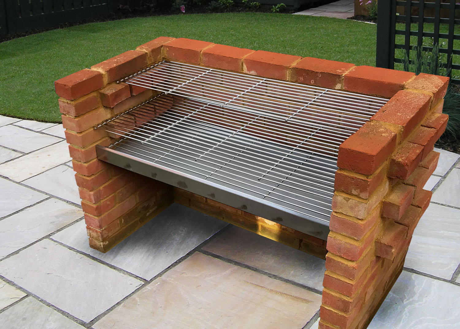 Round Brick Bbq