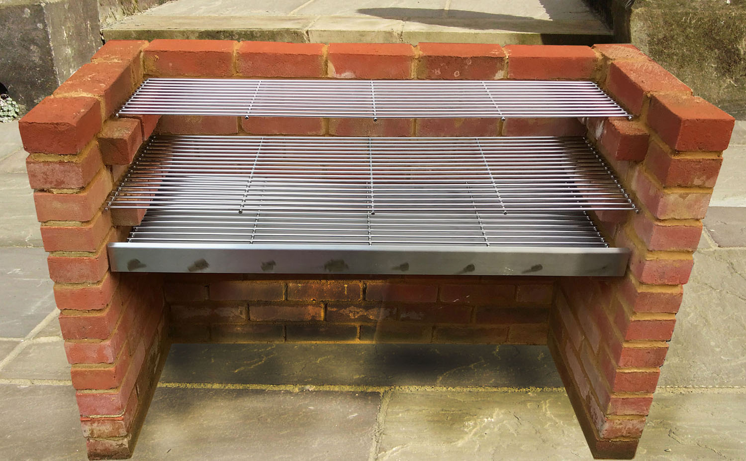 112cm XL Stainless Steel DIY Brick BBQ Kit SS104DXL-R BBQ